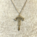 Art Nouveau silver pendant