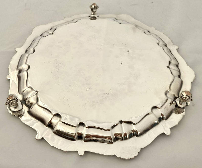 An Early 20th Century Silver Plate on Copper Salver.