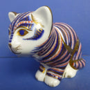Royal Crown Derby Paperweight Sitting Kitten