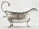 Georgian, George III, silver sauce boat. London 1774 William Collings. 4.3 troy ounces.