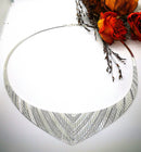 New Sterling Silver Cleopatra Necklace (Size 17.5)