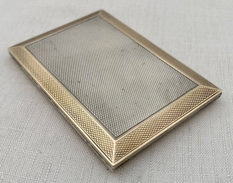 George V Ladies Silver Cigarette Case. London 1923 Asprey & Co Ltd. 2.2 troy ounces.