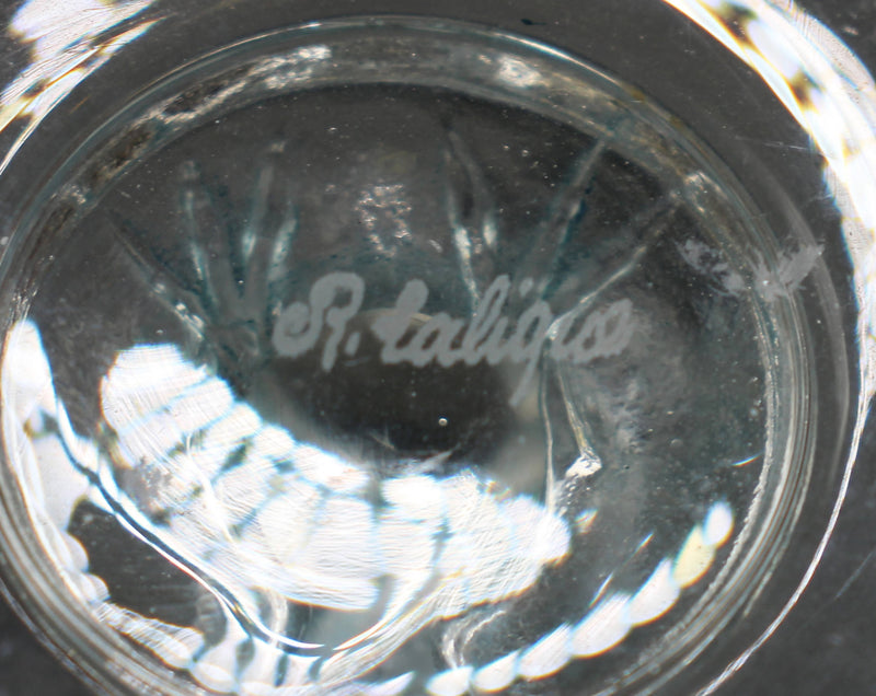 René Lalique "Moineau" glass dish, c1925