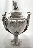 William IV Silver Cup & Cover. London 1835 William Theobalds & Lockington Bunn. 55 troy ounces