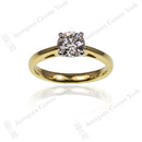 Certified 18ct Diamond 1.03ct Solitaire Ring