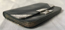 Victorian silver mounted leather purse. 1895 Chester, Stainsby & Coupland & Birmingham, Henry Manton.
