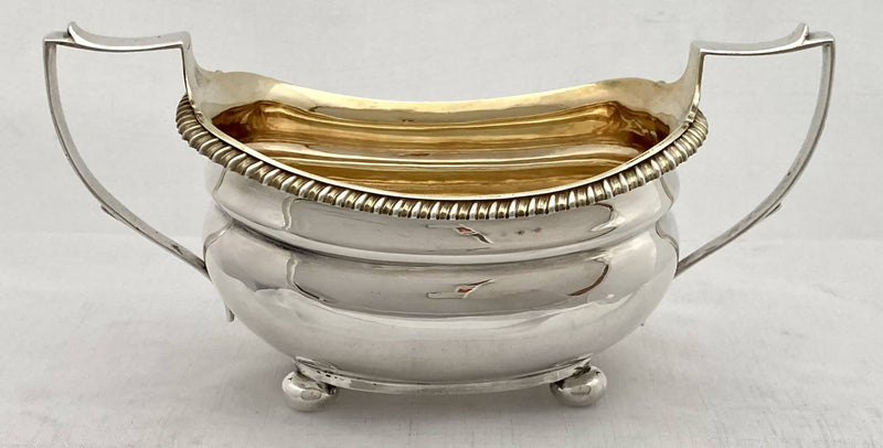 Georgian, George III, Silver Tea Set. London 1816 Rebecca Emes & Edward Barnard I. 37 troy ounces.