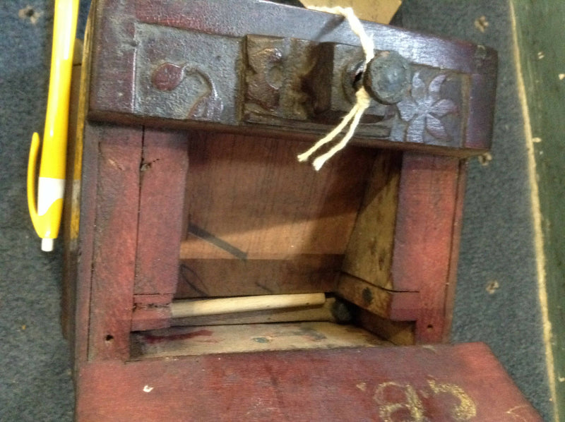 19th/Early 20th Century Folk Art Mariners Cigarette Box/Dispenser