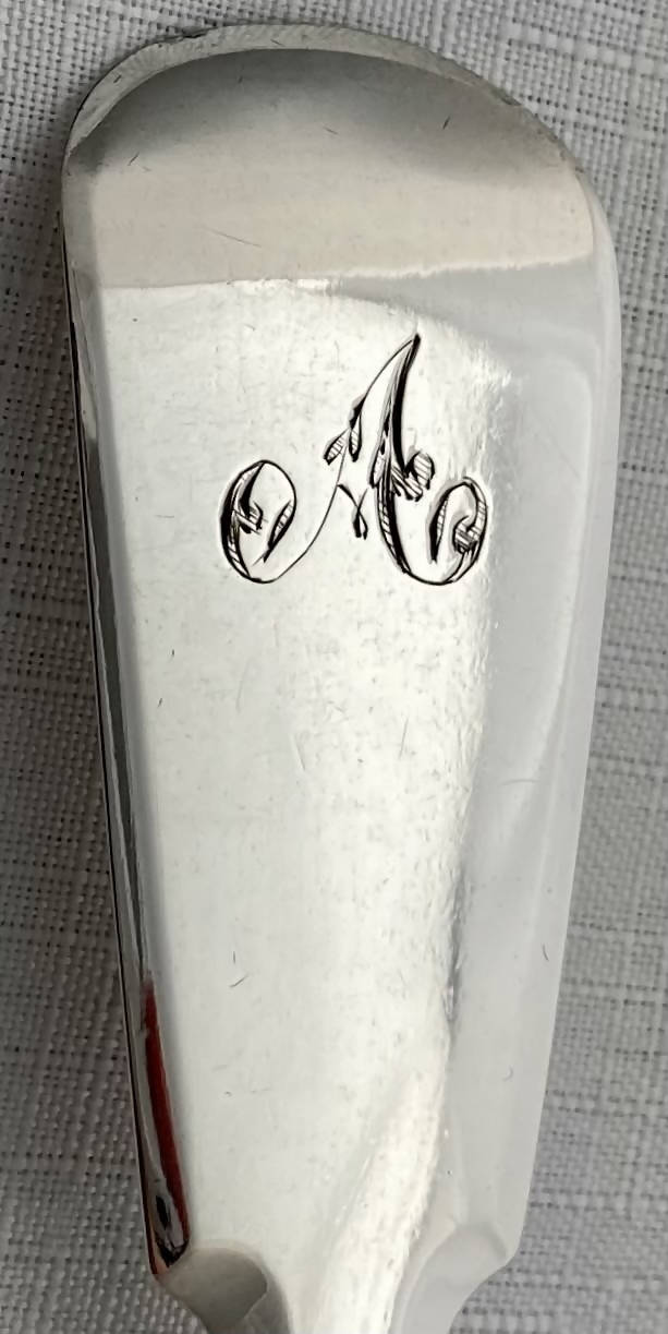 Georgian Set of Six Scottish Provincial Silver Tablespoons. William Jamieson of Aberdeen. 14.1 troy ounces.
