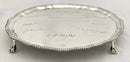 George V Silver Salver. Lieut. General Rimington, Indian Cavalry Corps. Sheffield 1915 Goldsmiths & Silversmiths Co. 28 troy ounces.
