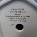 Beswick Beatrix Potter Figurine Little pig Robinson Spying BP3C