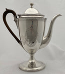 Georgian, George III, Silver Coffee Pot, London 1795 Henry Chawner. 23 troy ounces.