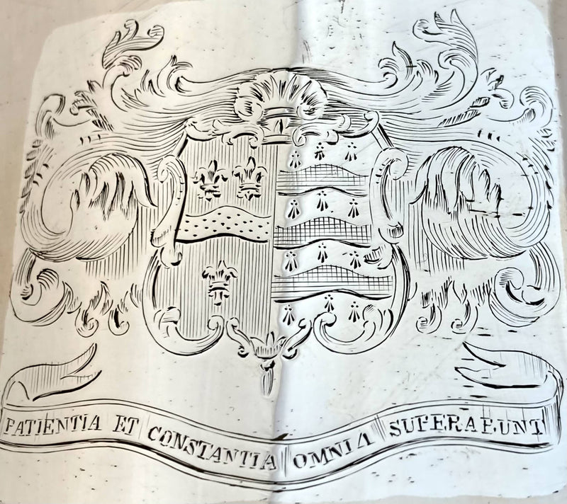 Georgian, George IV, Pair of Old Sheffield Plate Armorial Wine Coolers. Blagden, Hodgson & Co, Sheffield circa 1820.