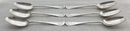 Georgian, George I, Set of Six Hanoverian Pattern Tablespoons. London 1722 James Morson. 12.9 troy ounces.