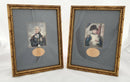 Pair of Gilt Framed Prints of Lord Nelson & The Emperor Napoleon, After Baxter.