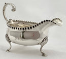 Georgian, George III, silver sauce boat. London 1774 William Collings. 4.3 troy ounces.