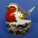 Royal Crown Derby Paperweight - Nesting Robin