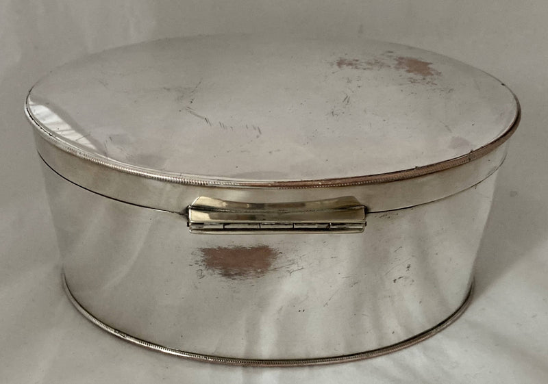 Georgian, George III, Old Sheffield Plate Tea Caddy, circa 1790 - 1810.