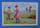 Collection Two Novelty/Humorous Golf/Golfing Postcard (s)/Scenes Powfoot