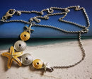 New Marine Life Inspired 925 Sterling Silver Necklace - 18"
