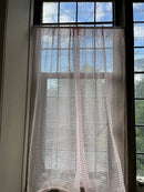 Scottish Madras By the Meter Polka Dot in Hot Pink 48” Wide to finish
