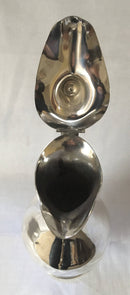 Large, early 19th century, silver plated wine jug of baluster form.