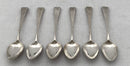 Georgian, George III, Six Silver Teaspoons. London 1804 Godbehere, Wigan & Boult. 2.5 troy ounces.