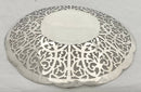 Elizabeth II Pierced Silver Dish. Birmingham 1960 Lancelott & Hall Ltd. 3.3 troy ounces.