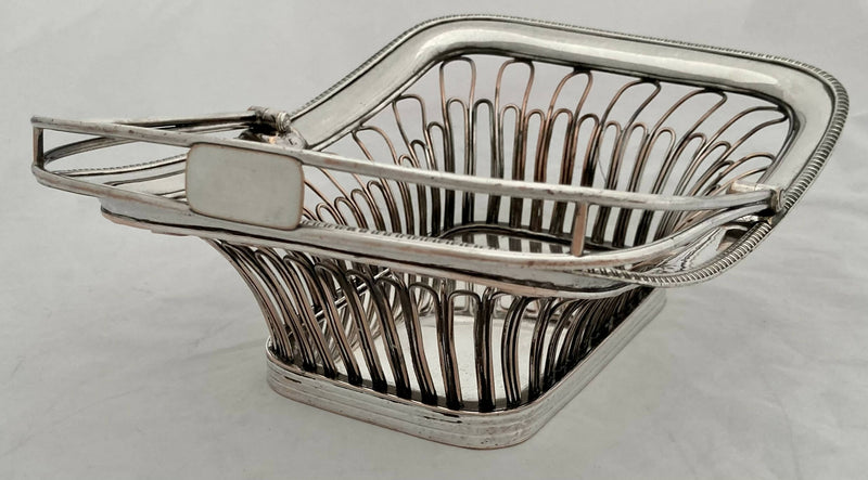 Georgian, George III, Old Sheffield Plate Cake Basket circa 1810 - 1820.