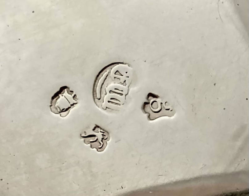 Georgian, George II, Set of Four Silver Salts. London 1742 Edward Wood. 9 troy ounces.