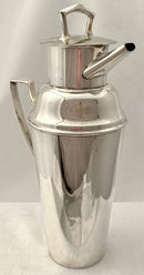 Asprey Silver Plated Milk Churn Cocktail Shaker, circa 1935.