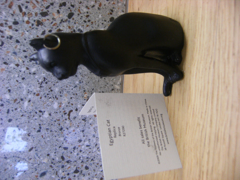 BRONZE EGYPTIAN GODESS BASTET CAT BRITISH MUSEUM