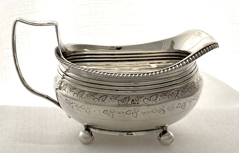 Georgian, George III, Silver Cream Jug. London 1812. 4.4 troy ounces.