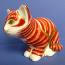 Royal Crown Derby Limited Edition Paperweight Sitting Ginger Kitten (Boxed)