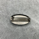 Silver Ruskin plaque brooch