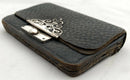 Late Victorian Silver Mounted Leather Purse. London 1900 William Amaziah Ellwick.