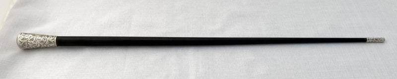 Victorian Silver Mounted Baton. Chester 1892 William Williams.