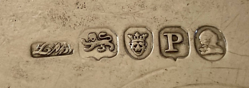 Georgian, George III, Silver Inkstand. London 1810 William Fountain. 9.6 troy ounces.