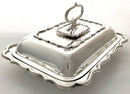 Art Nouveau Silver Plated Entree Dish & Cover. Asprey London, circa 1905.