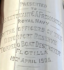 Edwardian Silver Coffee Pot for Lieutenant C.A. Fremantle, Royal Navy. London 1904 Page, Keen & Page. 18 troy ounces.