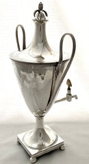 Georgian, George III, Scottish Silver Coffee Urn. Edinburgh 1783 Alexander Gardner. 43.8 troy ounces.