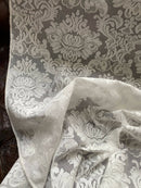 A Beautiful Madras high end period design curtain Panelling 120cms wide to finish per metre