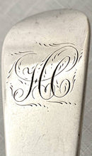 Georgian, George III, Silver Basting Spoon. London 1809 John Lias. 3.2 troy ounces.
