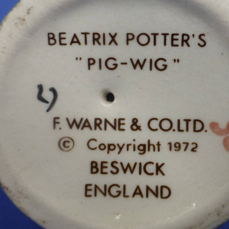Beswick Beatrix Potter Figurine - Pig-Wig BP3B