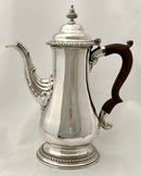 Georgian, George III, Silver Coffee Pot. London 1761 William Shaw II. 26 troy ounces.