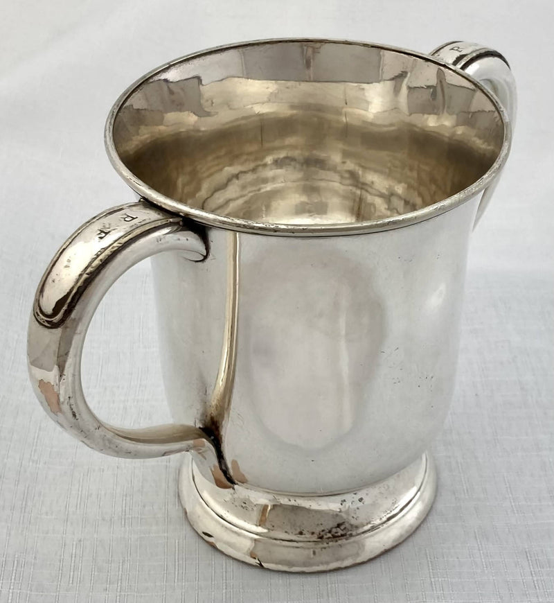 19th Century Old Sheffield Plate Loving Cup. Oldham of Nottingham.