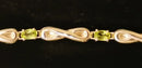 New Genuine Gemstone Sterling Silver Infinity Symbol Bracelets