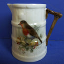 Royal Worcester Barrel Jug Robin Signed By William Powell C1926