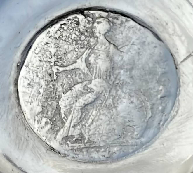 19th Century Silver Plate on Copper Ale Jug