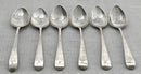 Georgian, George III, Set of Six Silver Teaspoons. London 1806 Peter & William Bateman. 2 troy ounces.